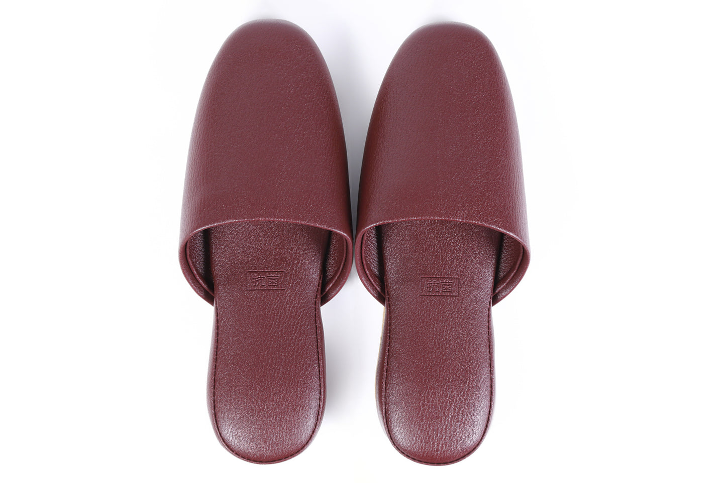 インテリア雑貨 室内履き M・Lサイズ 26.5/27.5センチ 高級感 来客用 抗菌加工 レザースリッパ オフィス用にも最適 高品質の抗菌レザー調スリッパ 142620