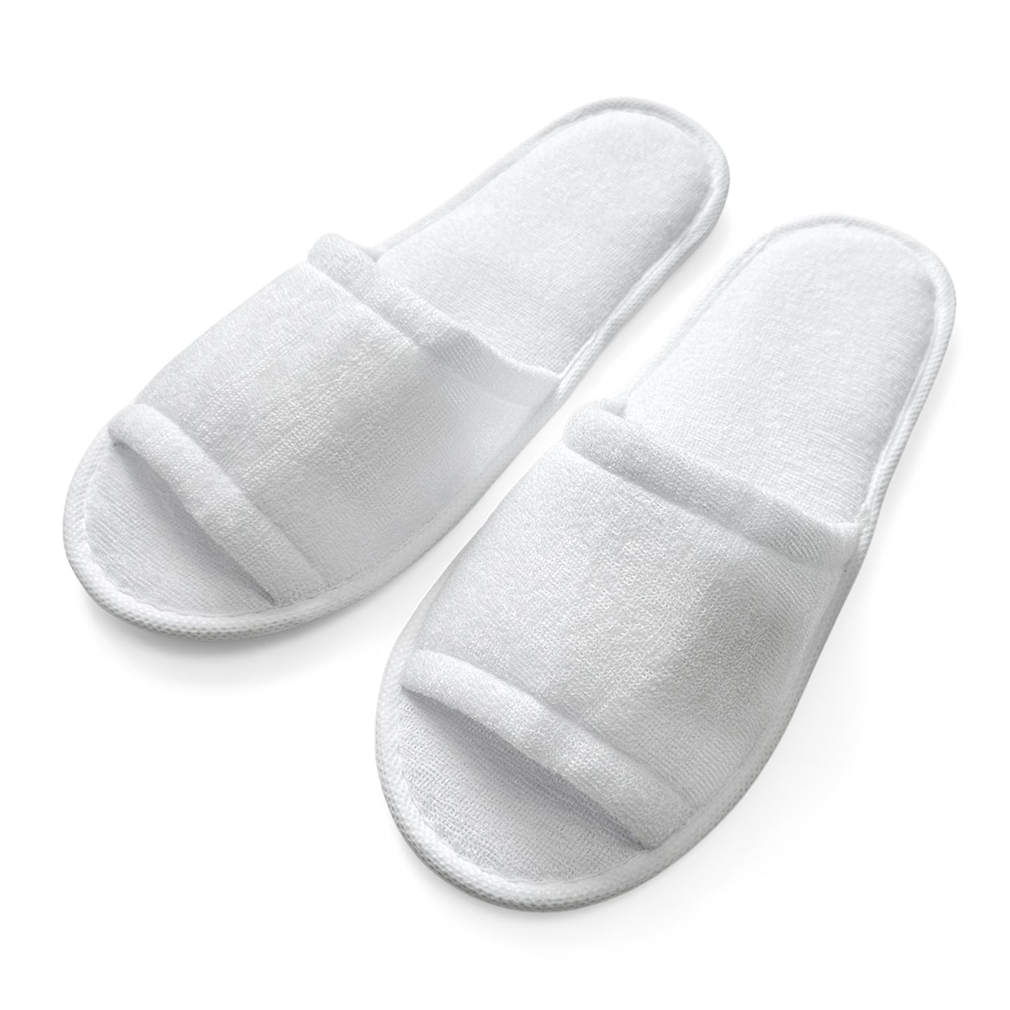 前開タイプ パイル地 フリーサイズ 民泊 旅館 ホテル 来客用 業務用 携帯用 ホワイト ブラウン x29002