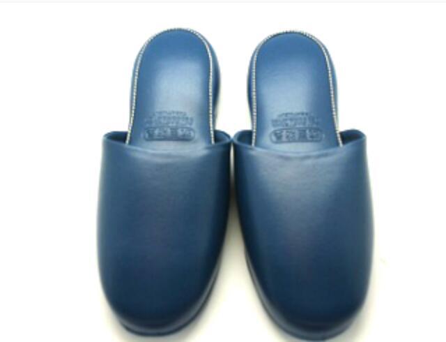 抗菌防臭レザー調厚底ビニールスリッパ M-1405 L-1405