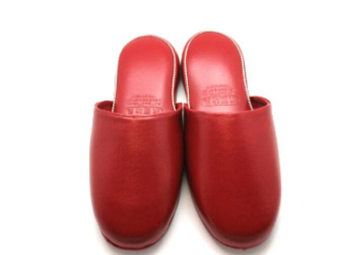 抗菌防臭レザー調厚底ビニールスリッパ M-1405 L-1405